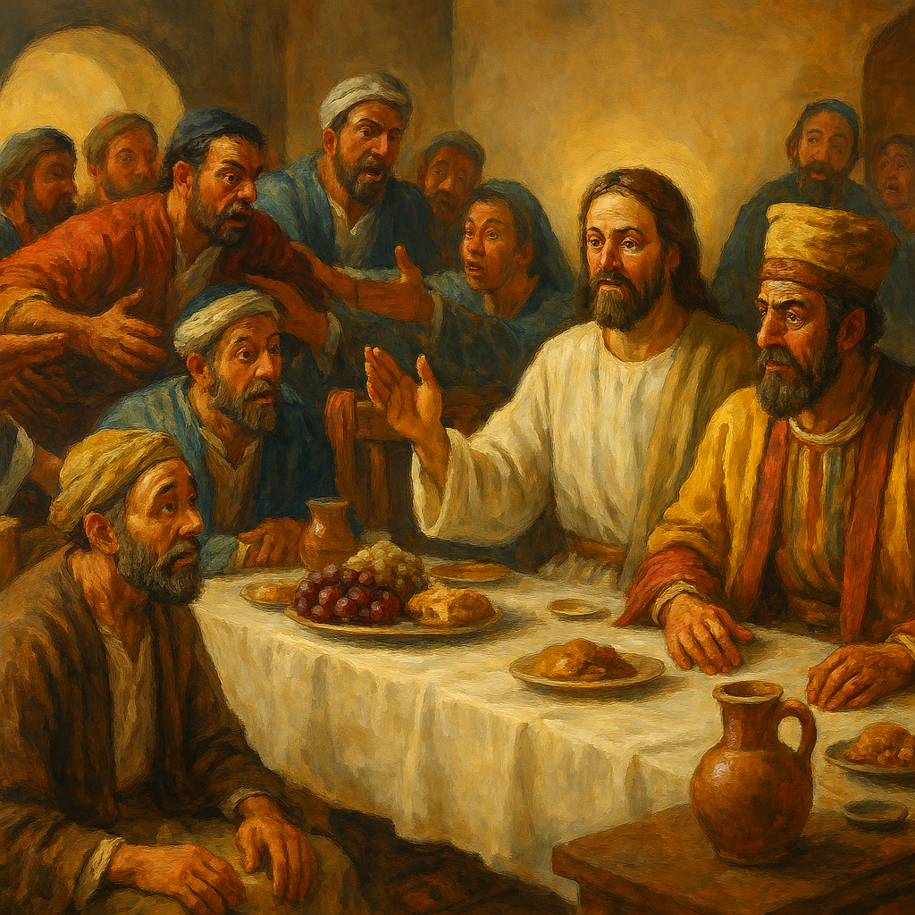 An image inspired by Luke 14:1–11