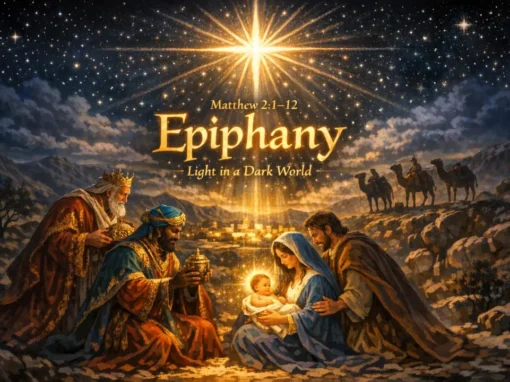 Matthew 2:1-12 Epiphany “Light in a Dark World”