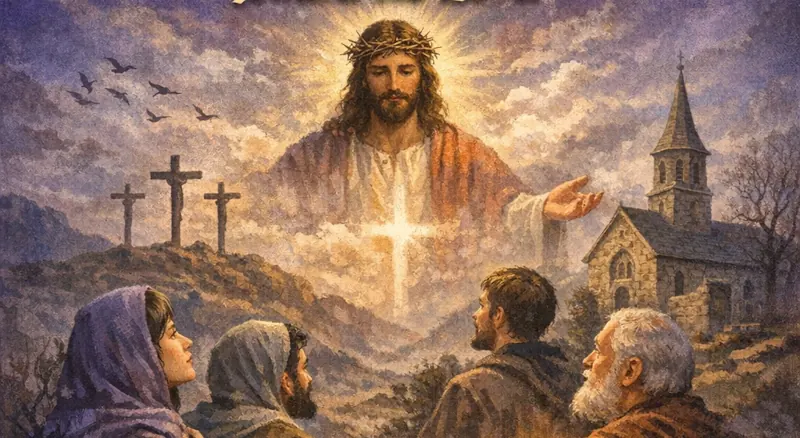 a liturgical‑season‑focused image for Lent 3 in the Anglican catholic church - Turning Our Eyes Toward the Lord